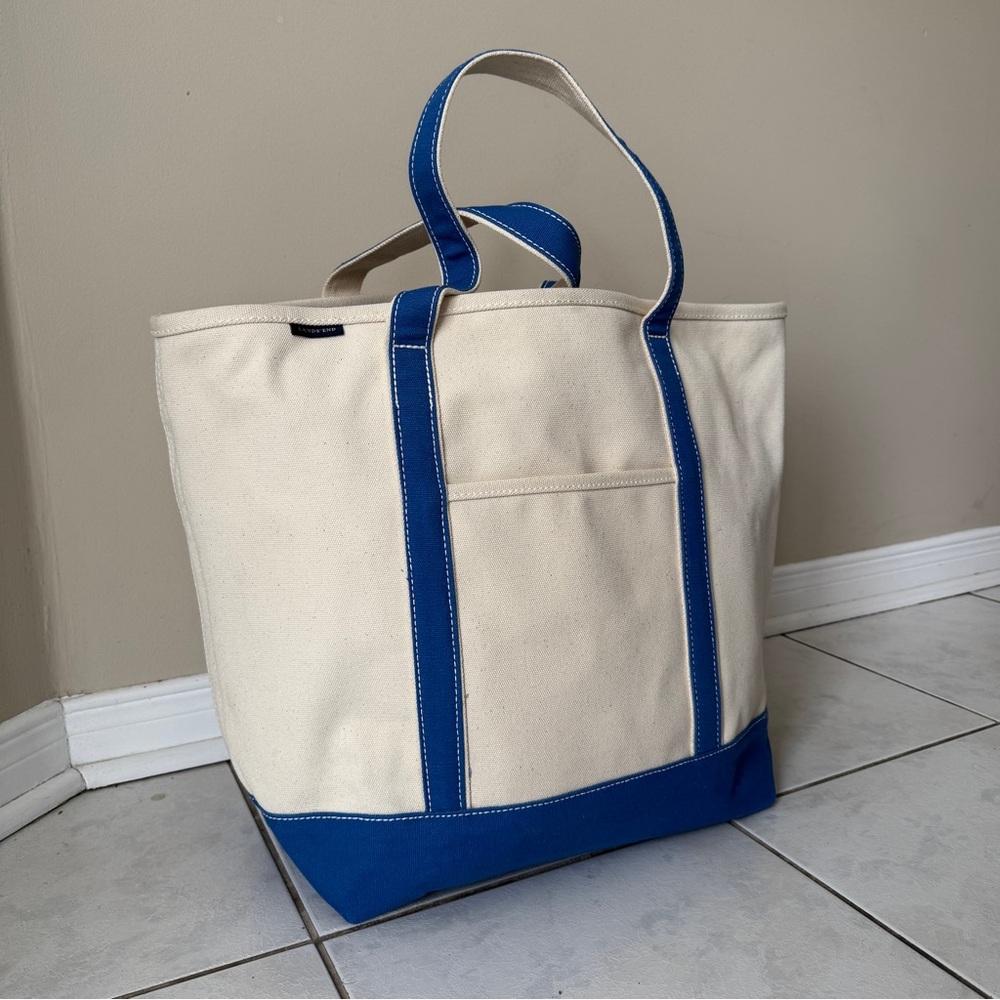 Lands' End Canvas Tote, Large Open Top